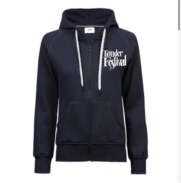 Tønder Festival Zip Hoodie - Dame - Navy